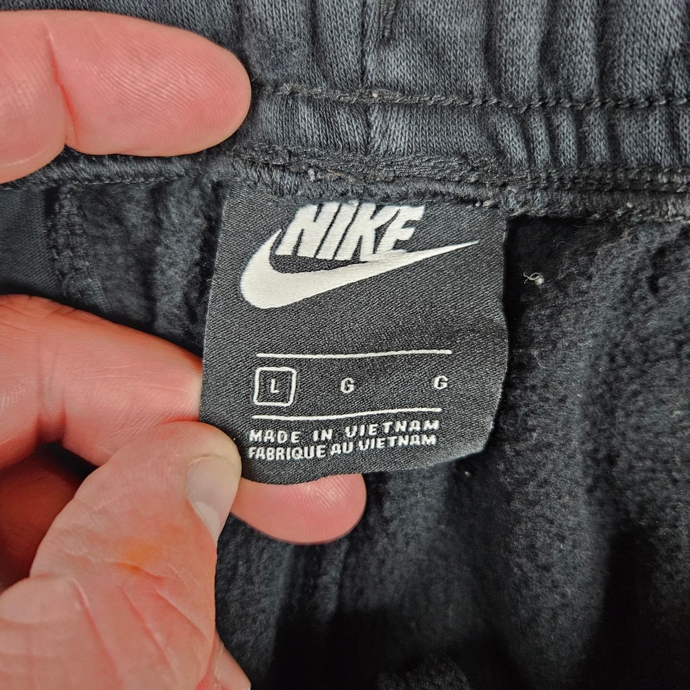 Nike Sportswear Club Fleece Mens Joggers Black Tapered Sweatpants BV2671-010 L - Picture 6 of 10